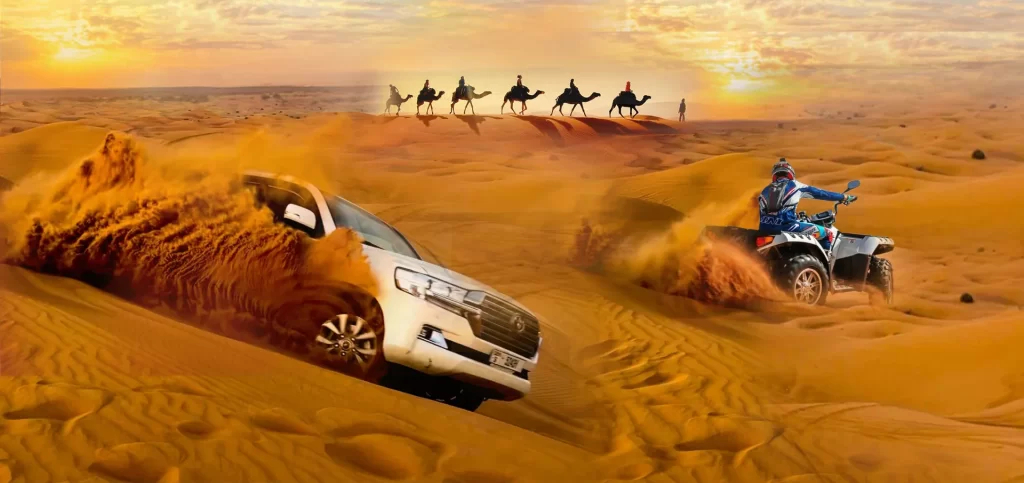 Luxury desert safari and exclusive excursion experience